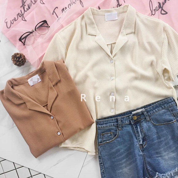 Striped short sleeve shirt - Picture 7 of 8